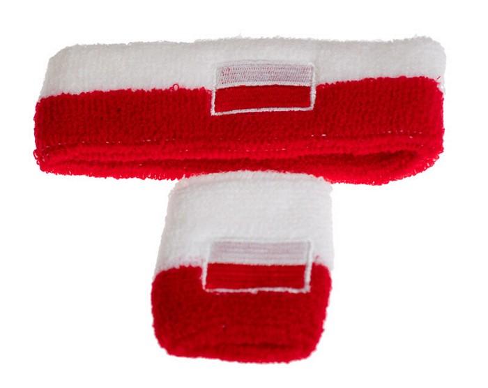 Tennis Wrist & Headband - Poland Flag