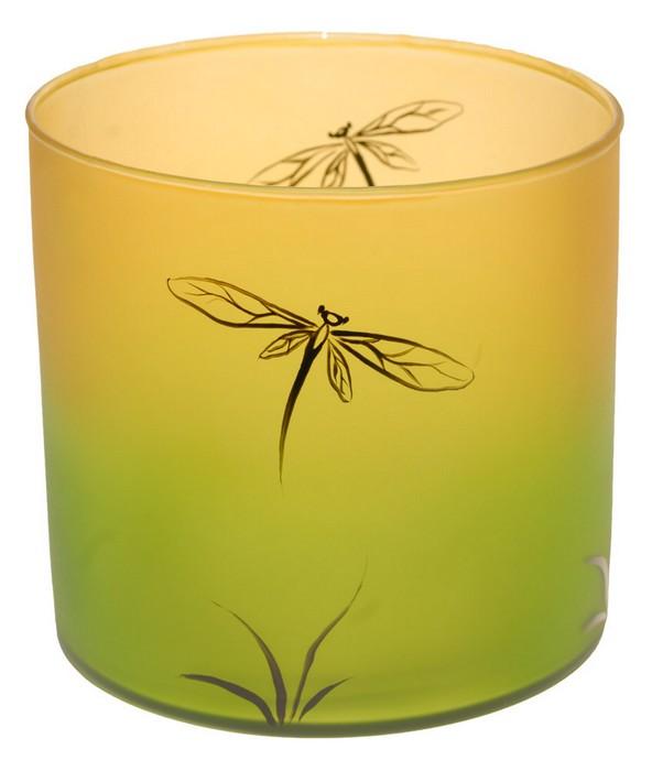 Glass Vase - Dragon Fly Series, 6 inches Tall