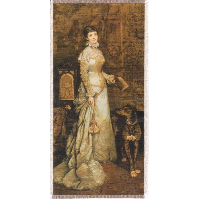 Silkscreen - T. Ajdukiewicz: Modrzejewska Portrait, 5" x 11"