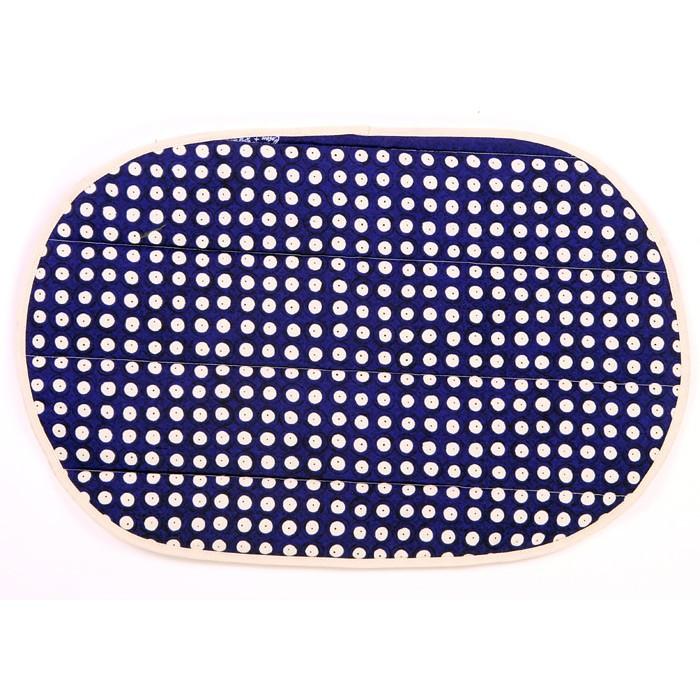 Cotton Placemats in Boleslawiec Pattern - Dots, 2 pcs Set