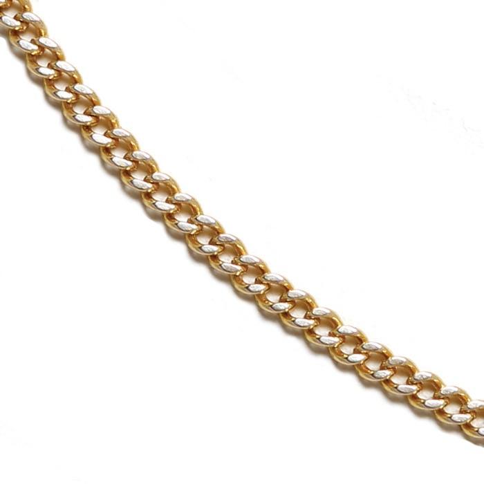 14k Gold Curb Light 18 inch Chain