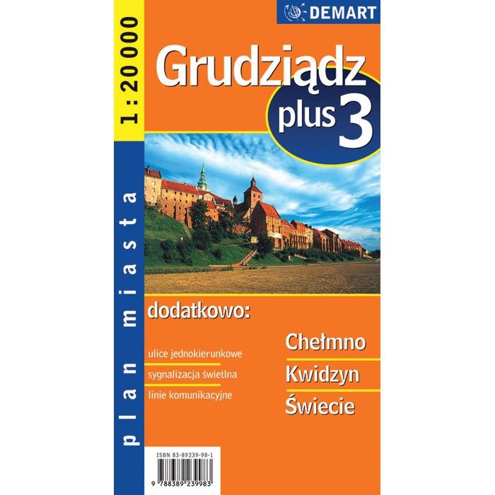 City Plus Maps - GRUDZIADZ plus 3 other cities