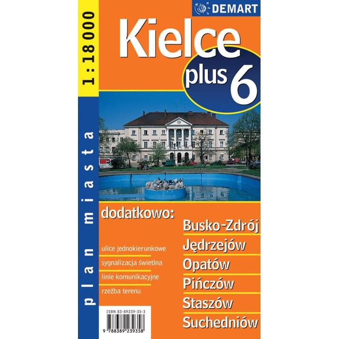City Plus Maps - KIELCE plus 6 other cities