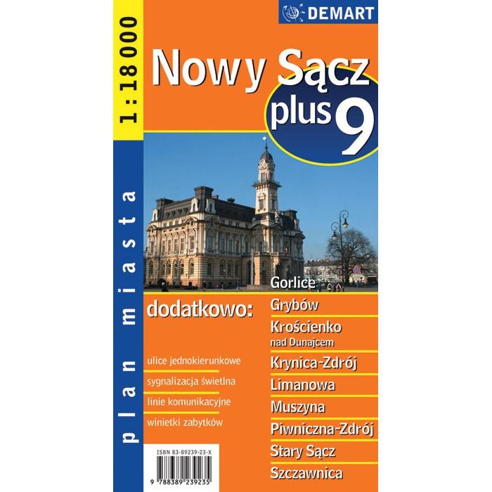 City Plus Maps - NOWY SACZ plus 9 other cities