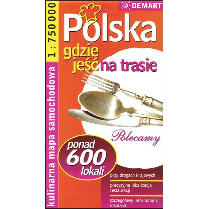 Poland Roadside Restaurant Guide Map