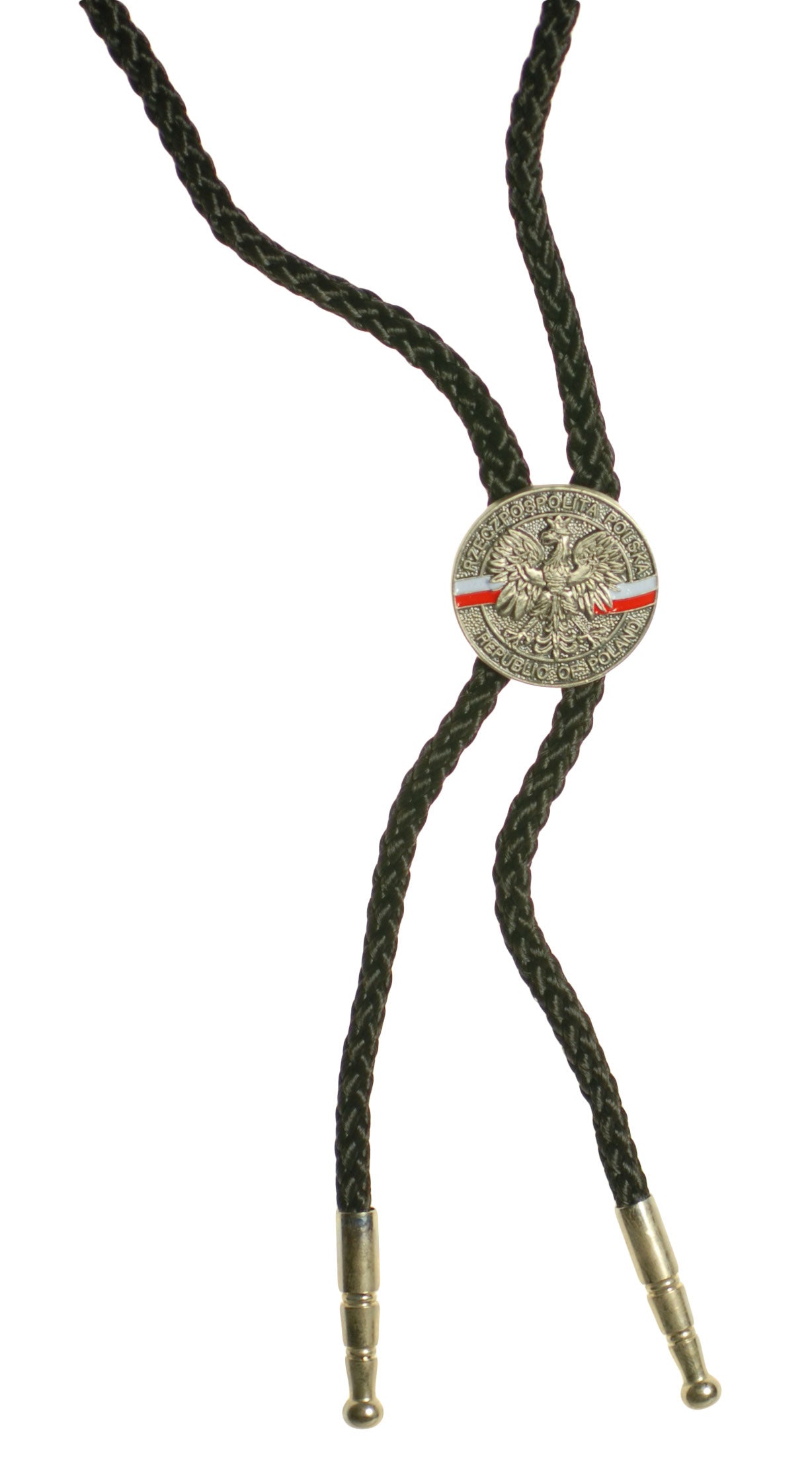 Bolo Tie - Republic of Poland, Antique Silver Plated
