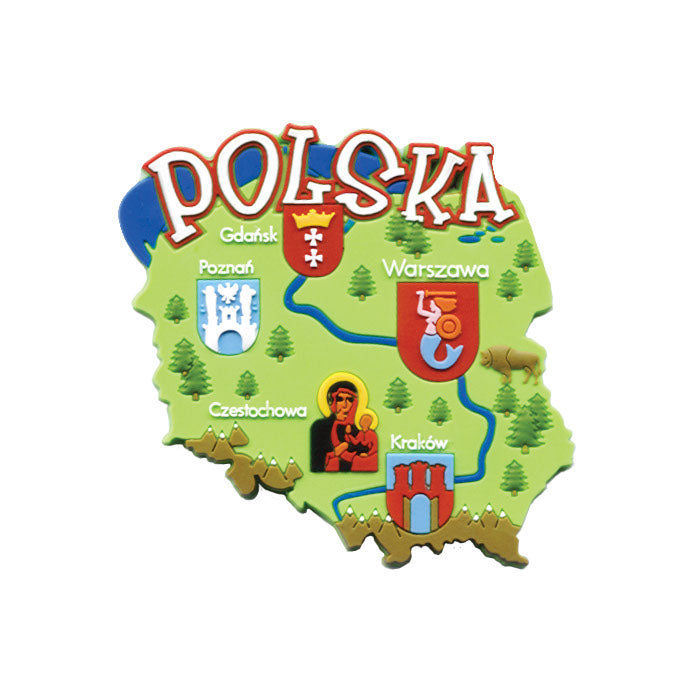 Flexible Magnet - Poland Map