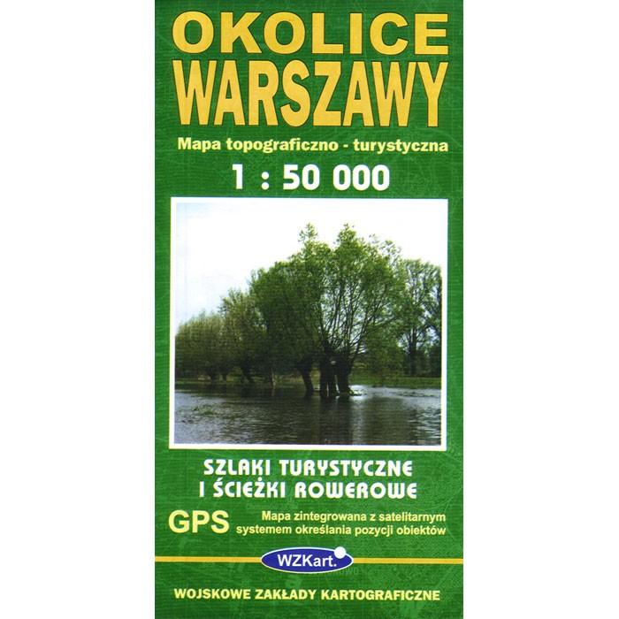 Warszawa Topographic Map