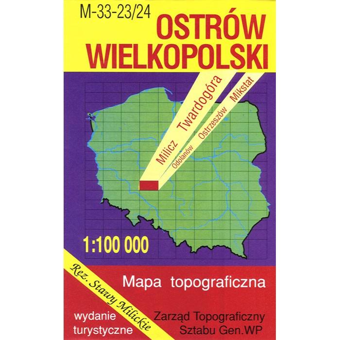 Ostrow Wielkopolski Region Map