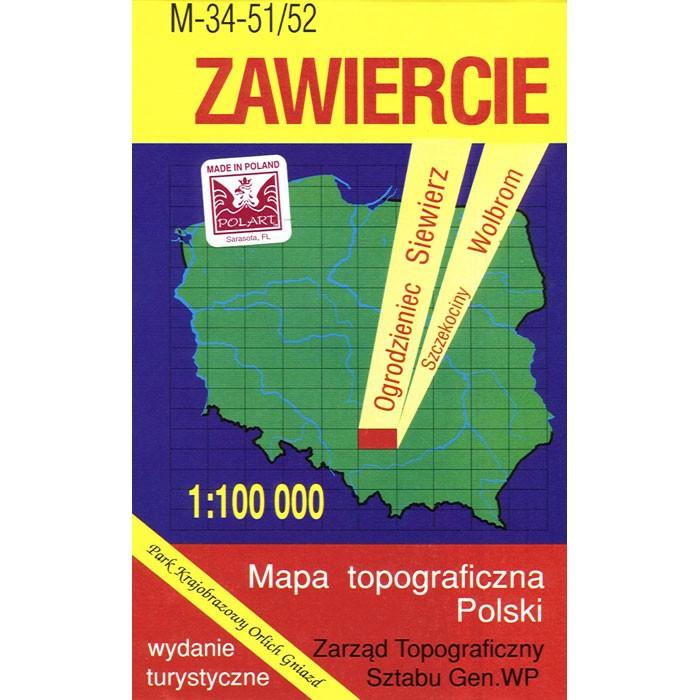 Zawiercie Region Map