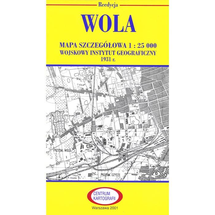 Pre WWII Poland Map - Wola 1927-1938