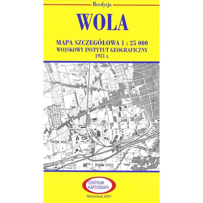 Pre WWII Poland  Map - Wola 1927-1938
