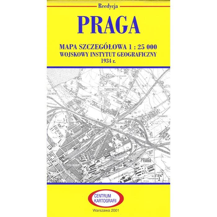Pre WWII Poland Map - Praga 1927-1938
