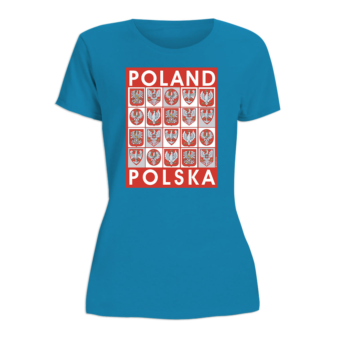 Poland Crests Women's Short Sleeve Tshirt