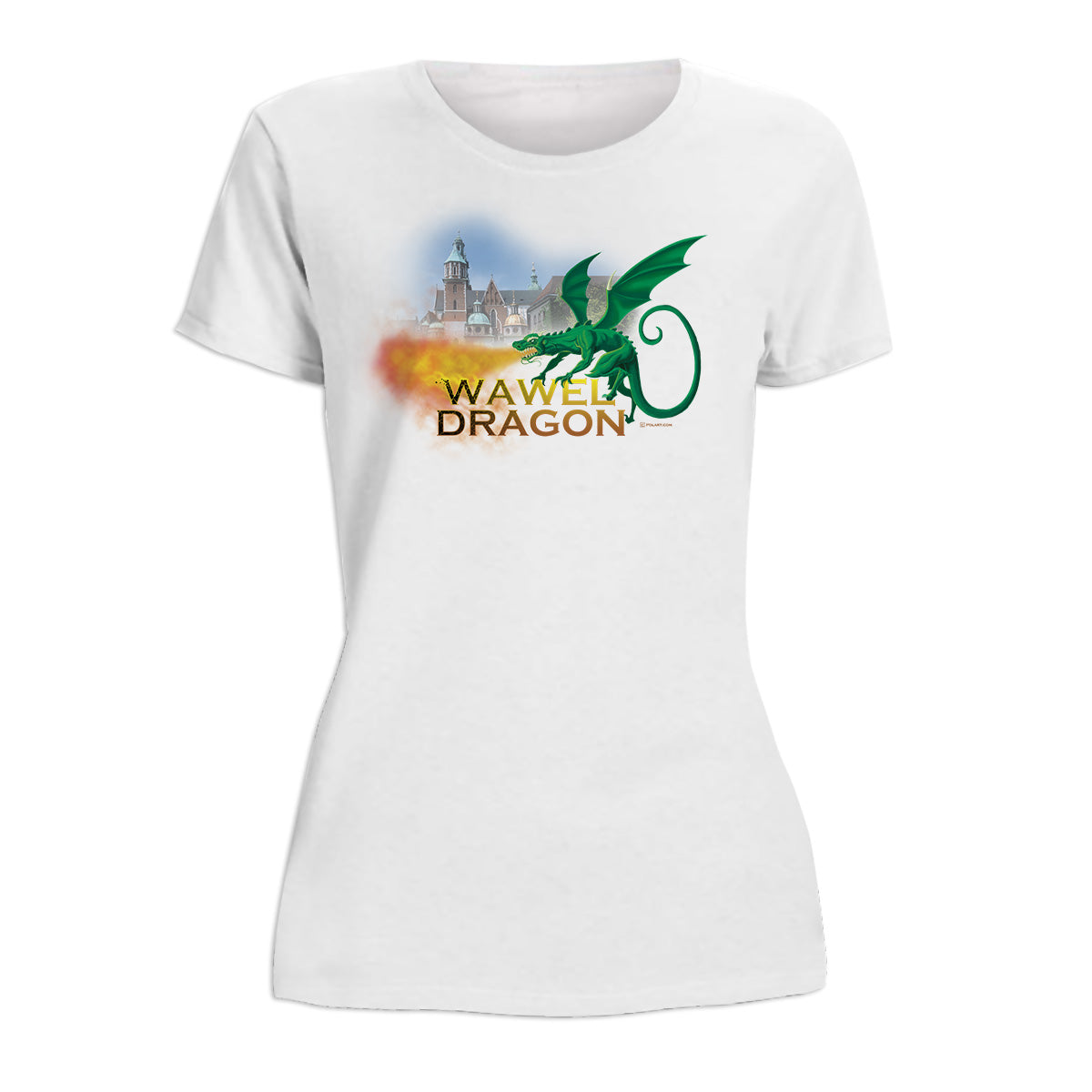 Wawel Dragon & Castle Women's Short Sleeve Tshirt