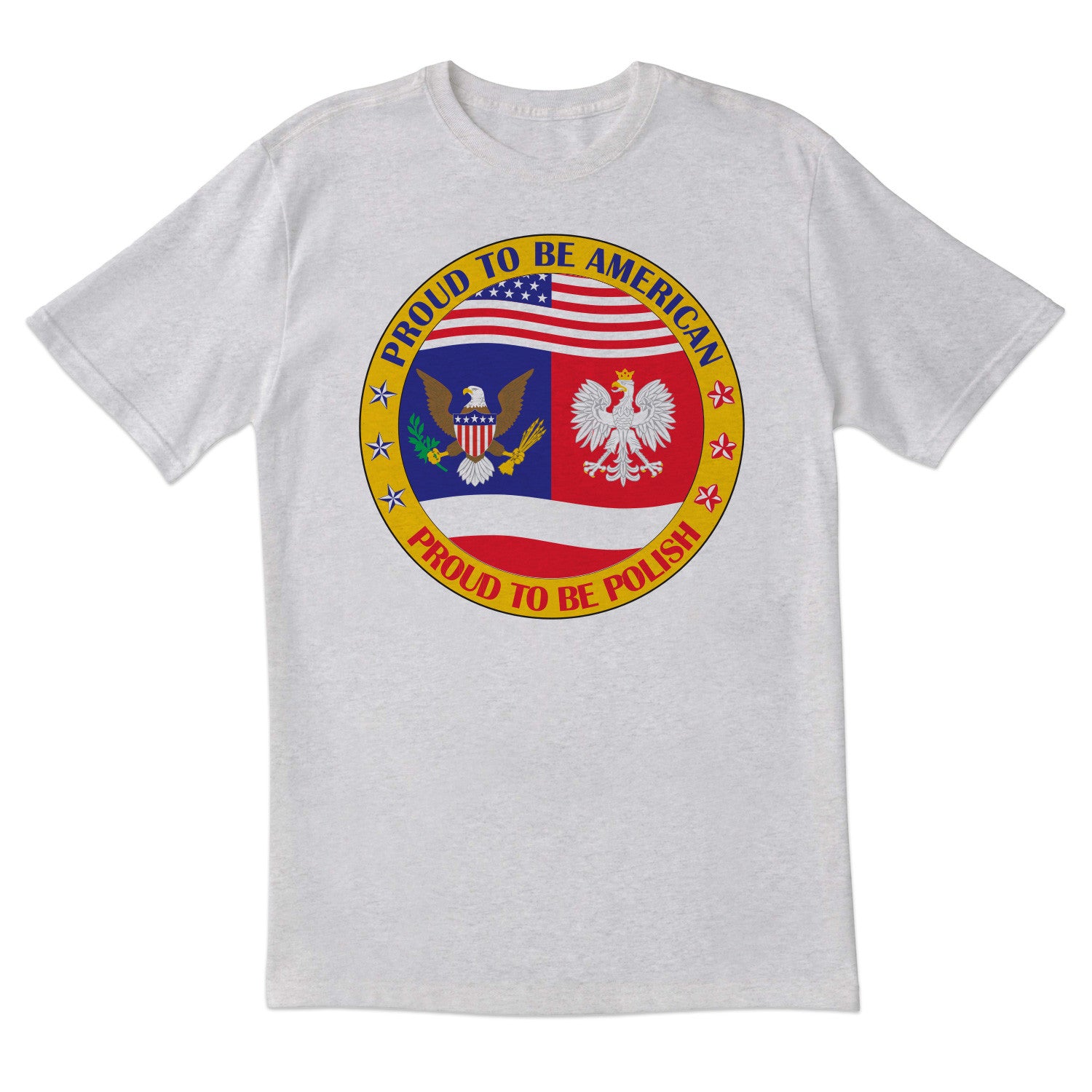 Proud Polish American Short Sleeve Tshirt