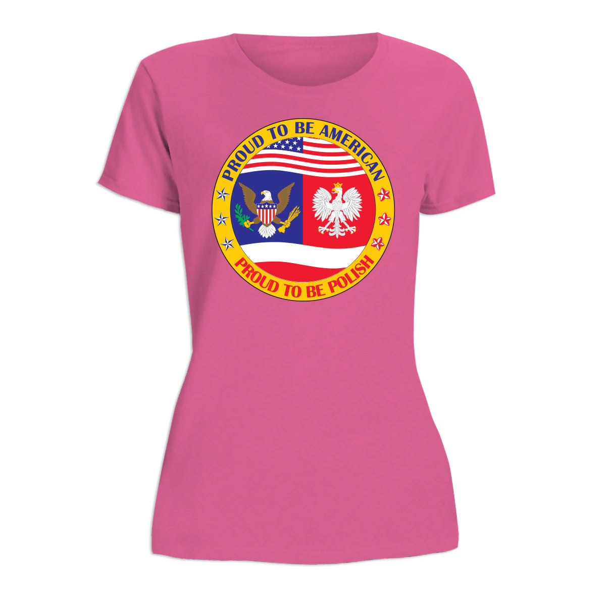 Proud Polish American Women's Short Sleeve Tshirt