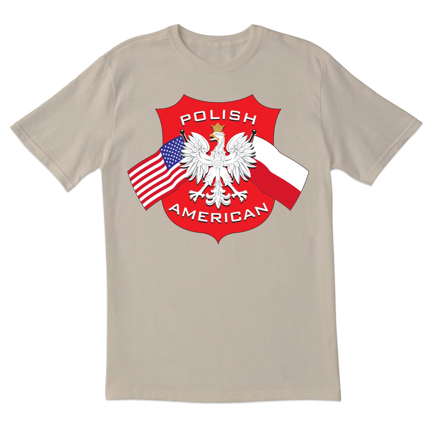 Polish American Short Sleeve Tshirt