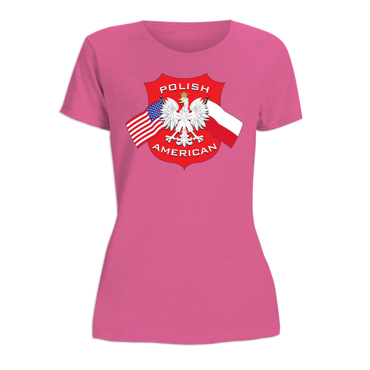 Polish American Women's Short Sleeve Tshirt