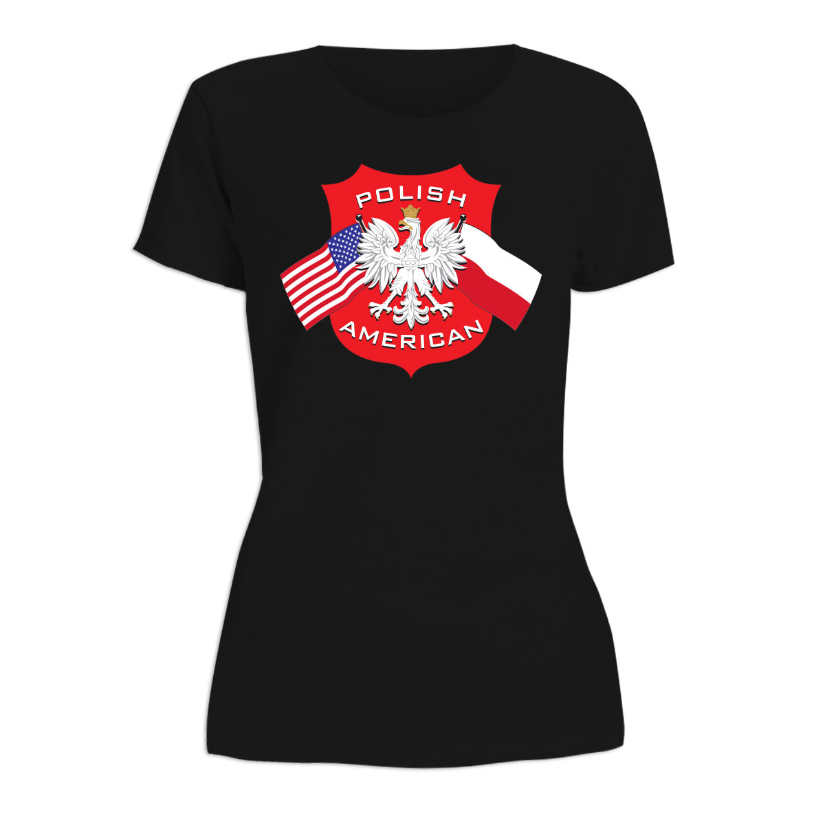 Polish American Women's Short Sleeve Tshirt