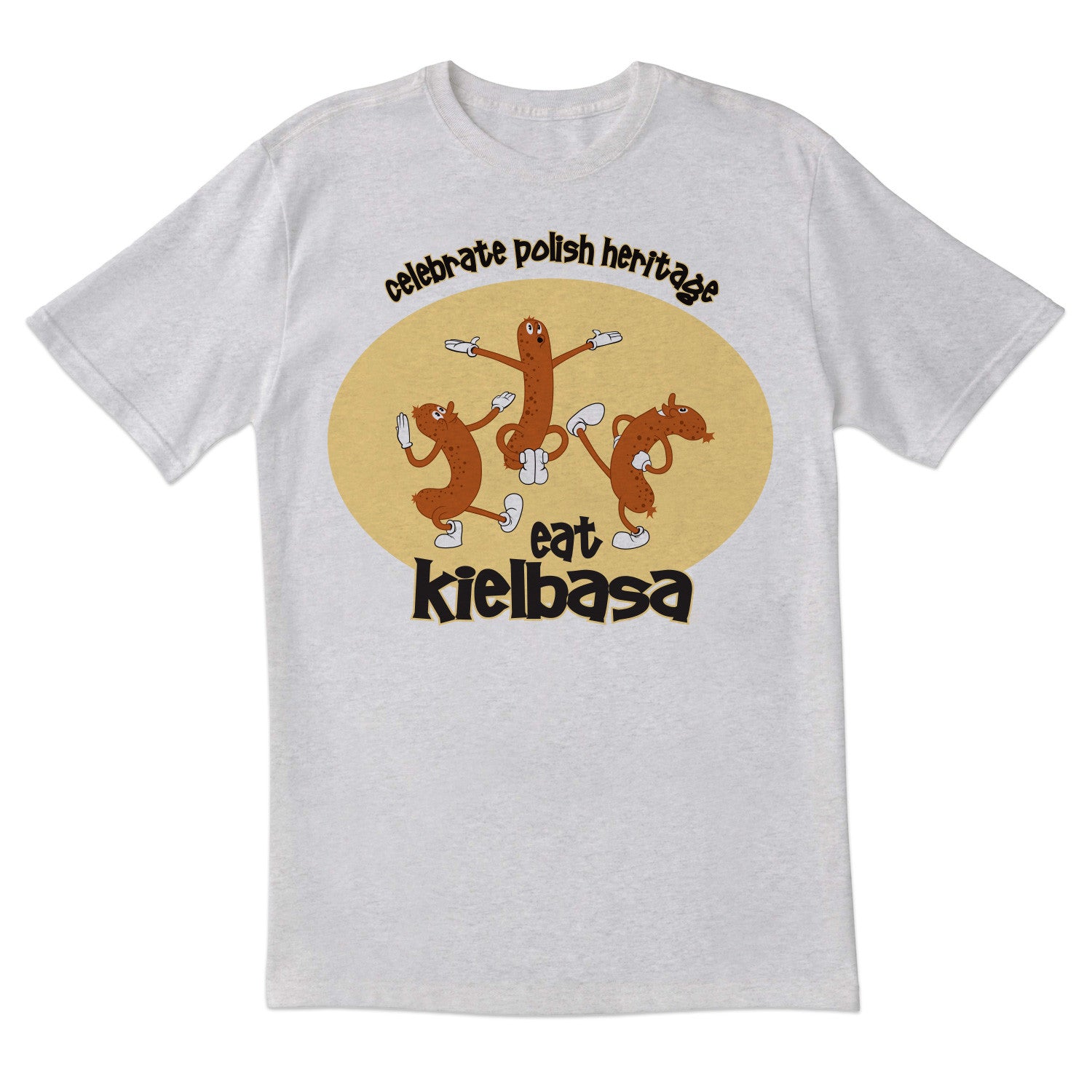 Dancing Kielbasa Short Sleeve Tshirt