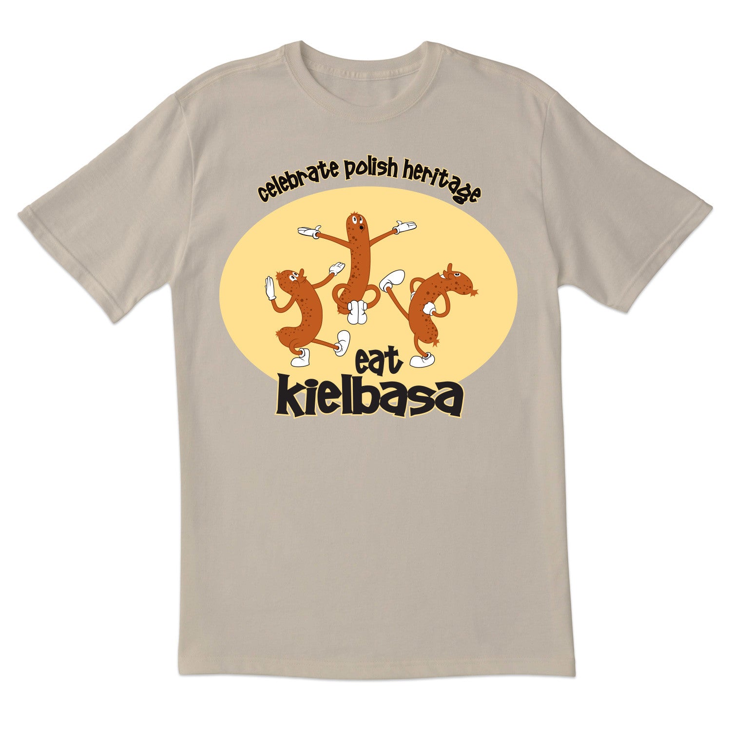 Dancing Kielbasa Short Sleeve Tshirt