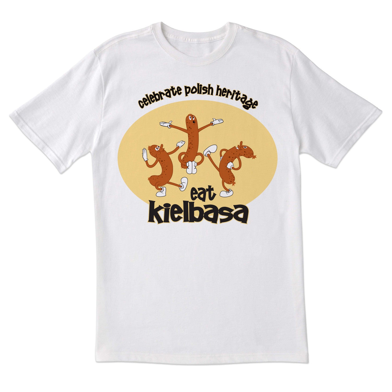 Dancing Kielbasa Short Sleeve Tshirt