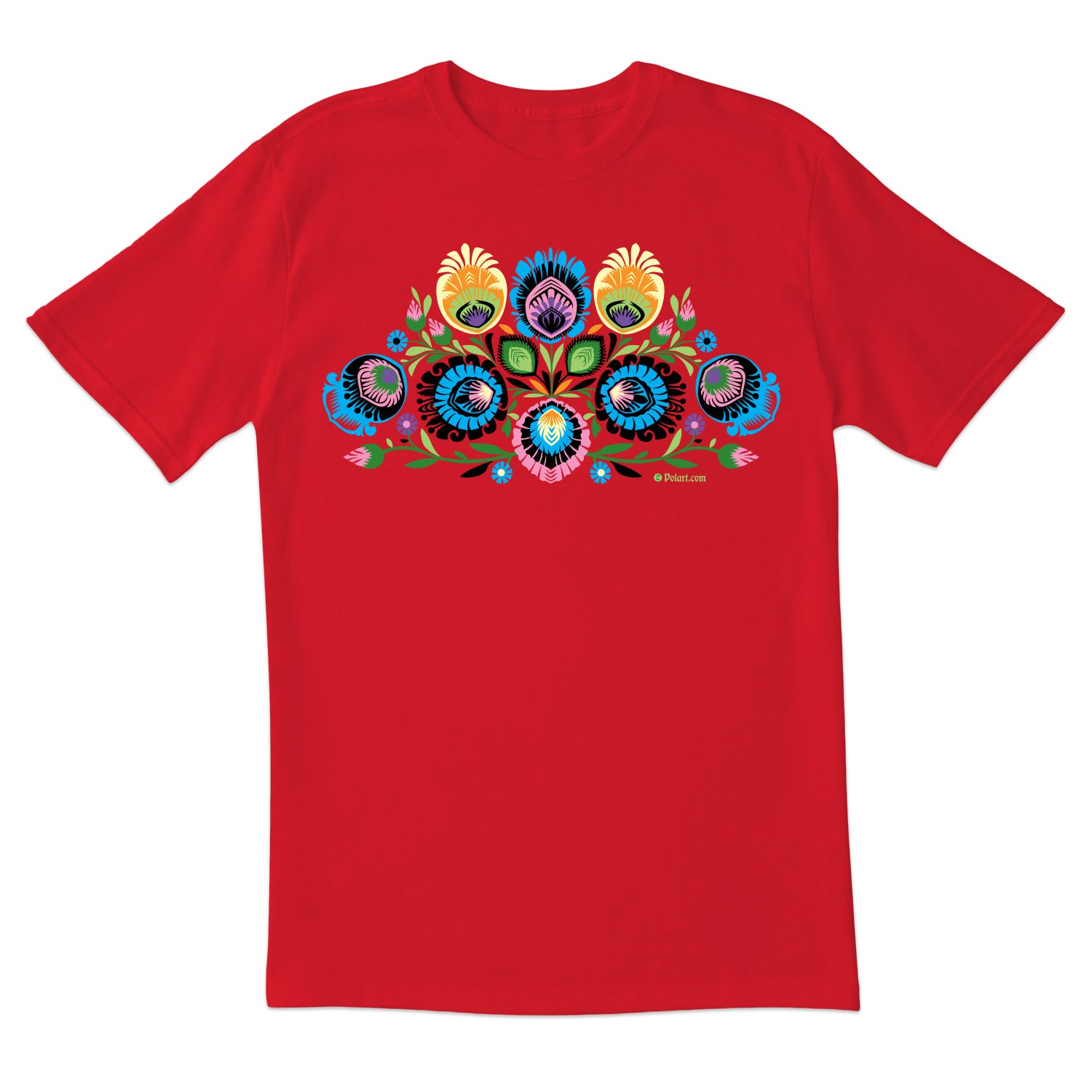 Folk Art Wycinanki Short Sleeve Tshirt