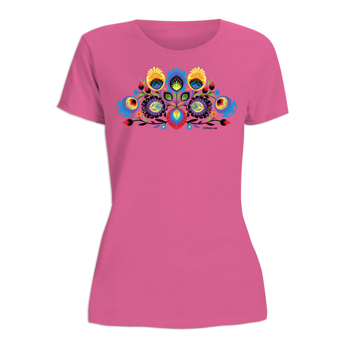 Folk Art Wycinanki Women's Short Sleeve Tshirt