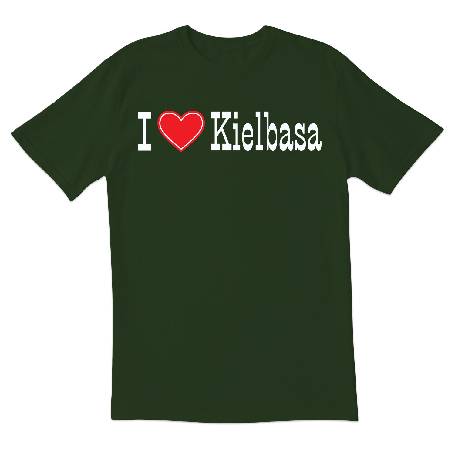 I Love Kielbasa Short Sleeve Tshirt