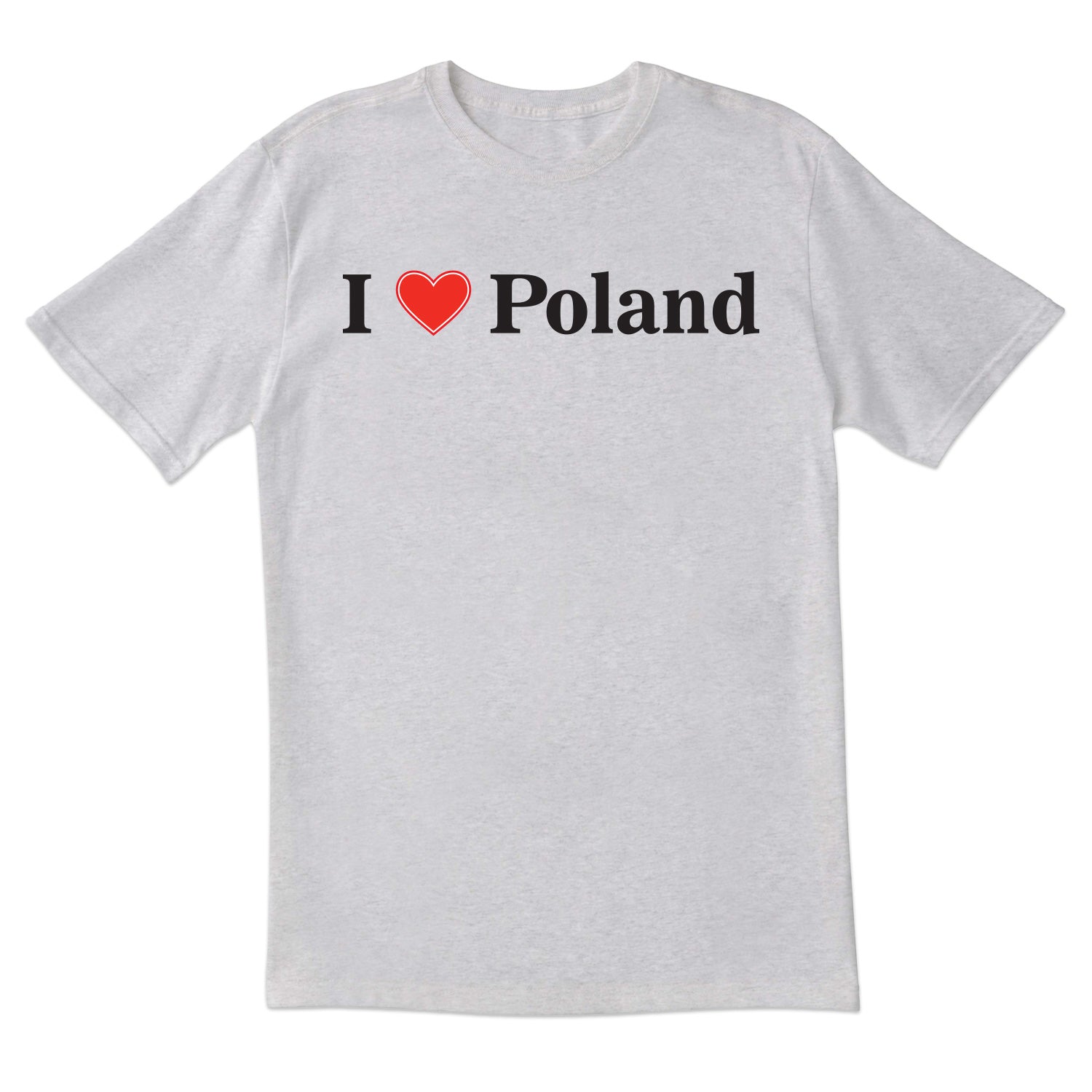 I Love Poland Short Sleeve Tshirt