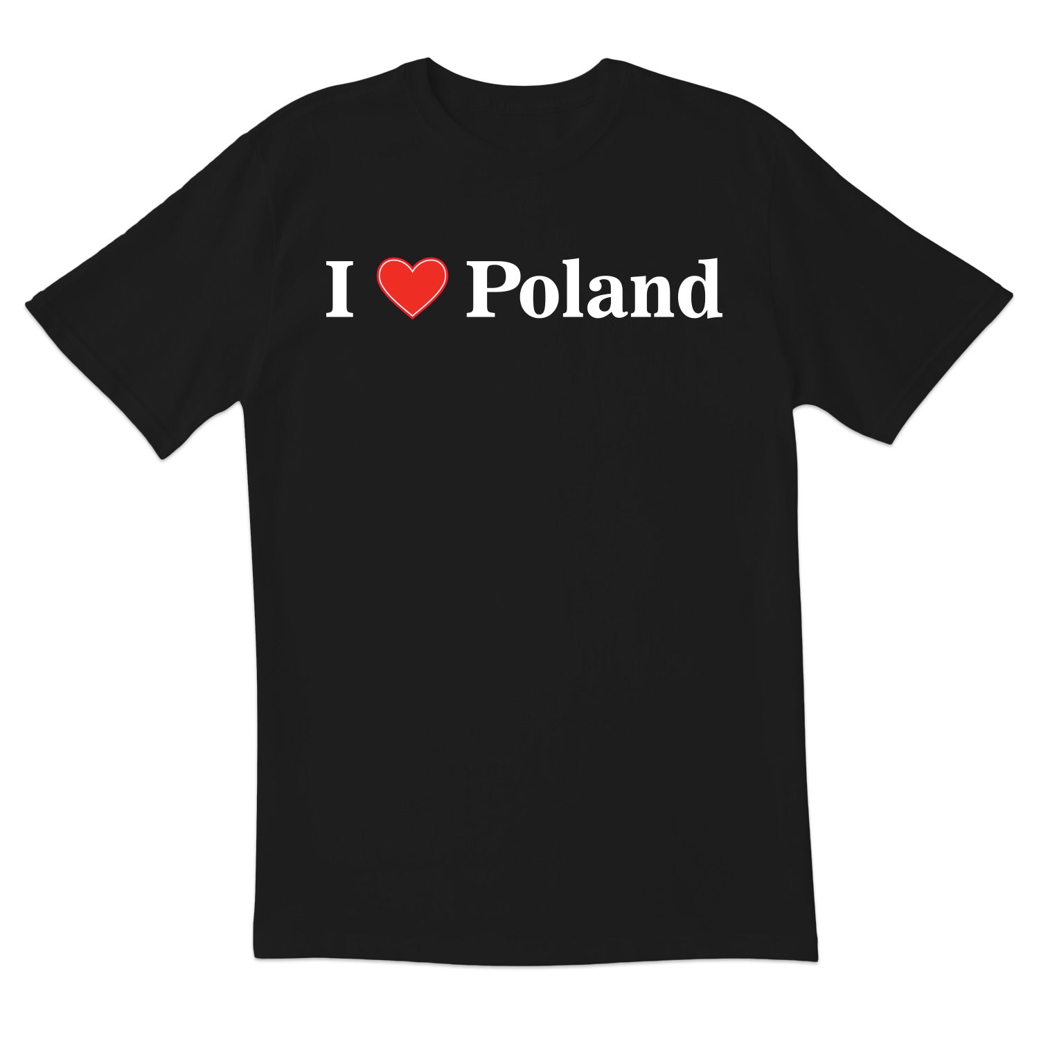 I Love Poland Short Sleeve Tshirt