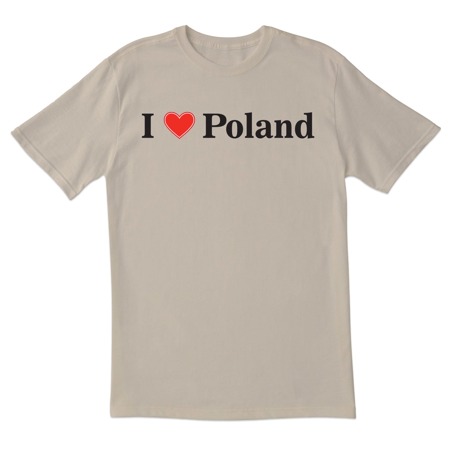 I Love Poland Short Sleeve Tshirt