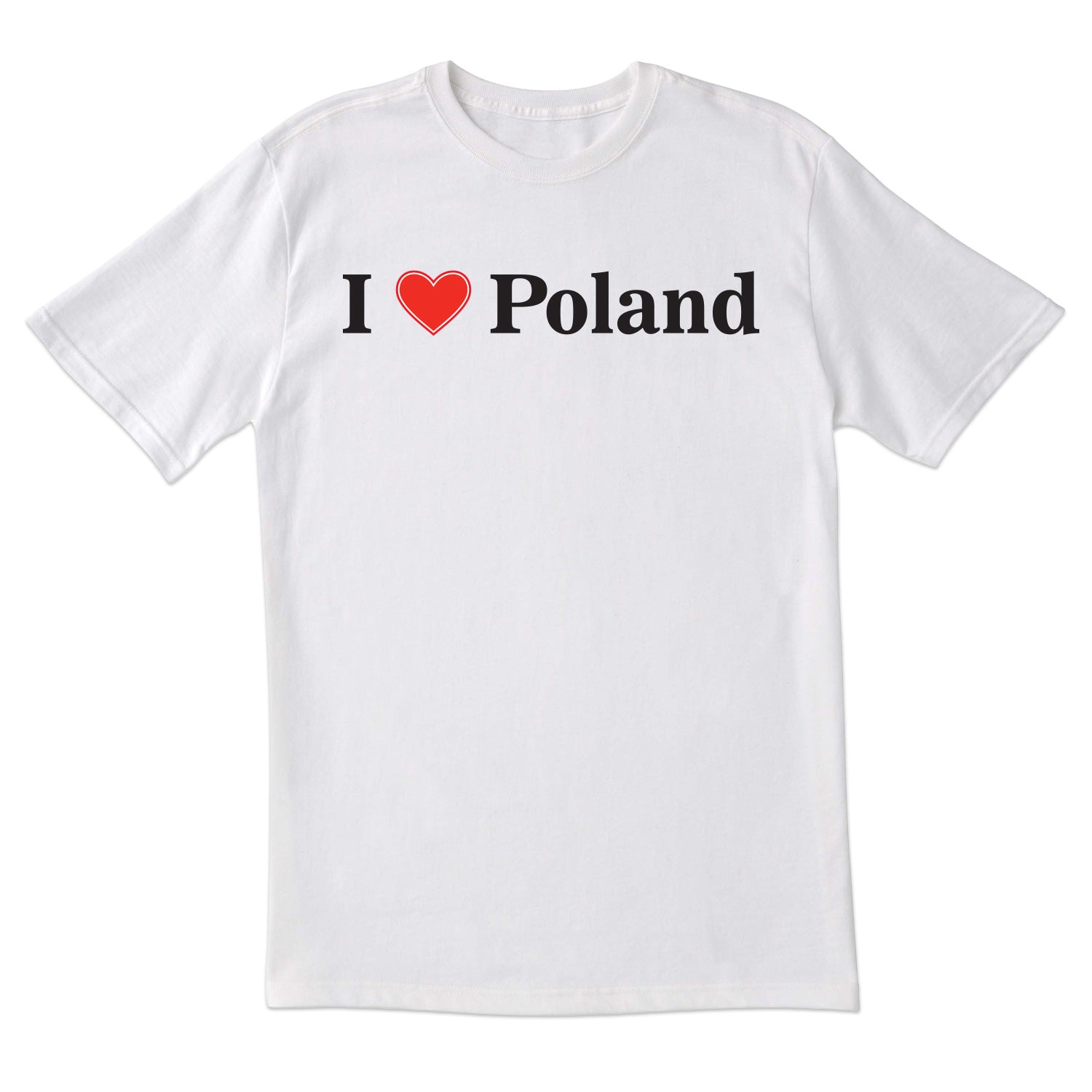 I Love Poland Short Sleeve Tshirt