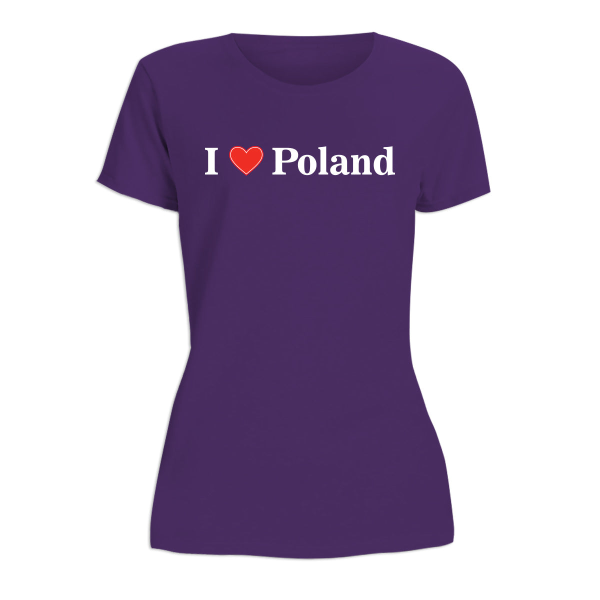 I Love Poland Women's Short Sleeve Tshirt