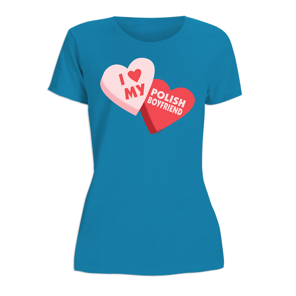 Sweethearts Polish Boyfriend Women's Short Sleeve Tshirt