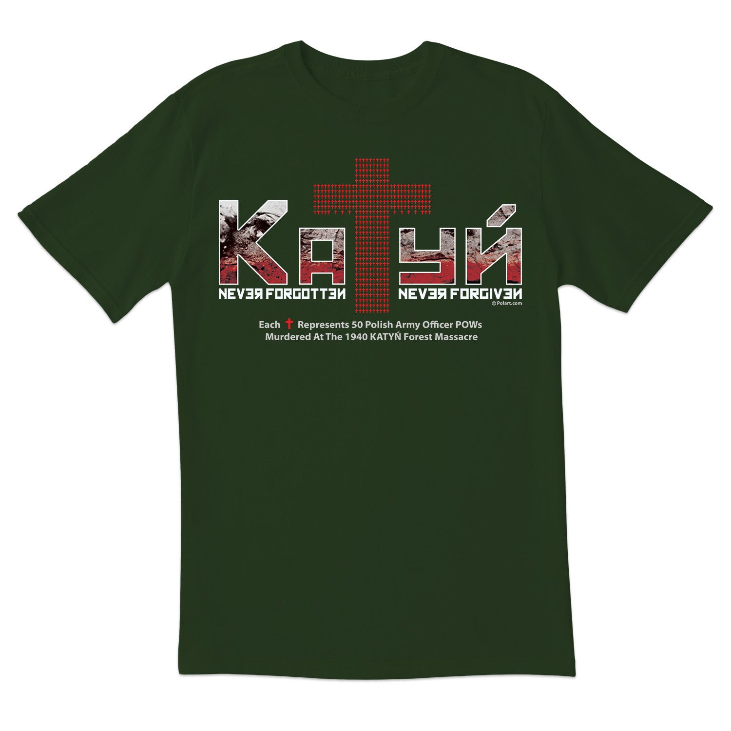 Katyn Remembered Short Sleeve Tshirt