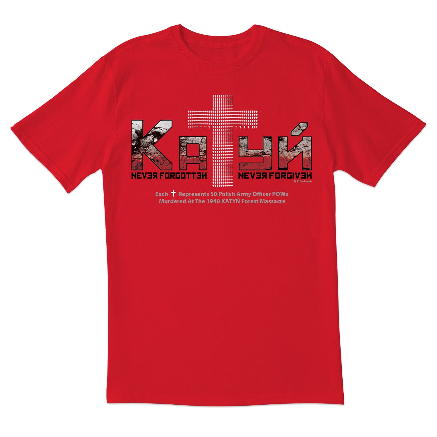 Katyn Remembered Short Sleeve Tshirt