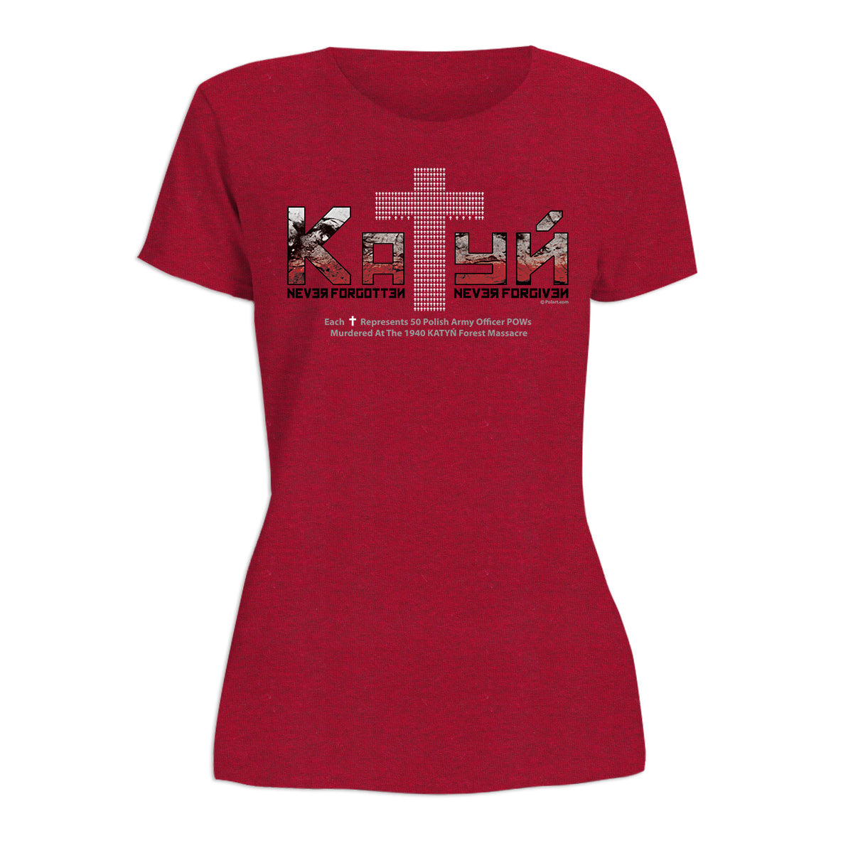 Katyn Remembered Women's Short Sleeve Tshirt