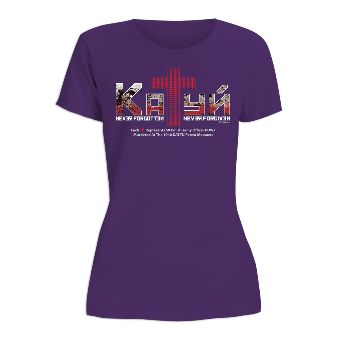 Katyn Remembered Women's Short Sleeve Tshirt