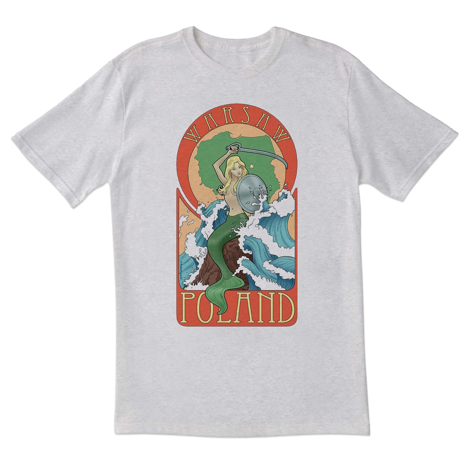 Warsaw Mermaid Short Sleeve Tshirt