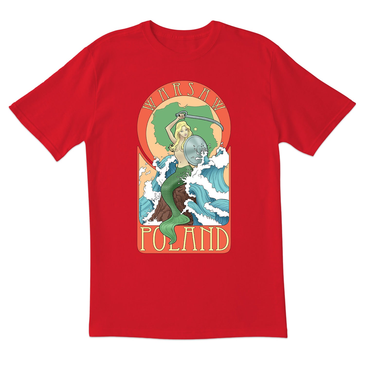 Warsaw Mermaid Short Sleeve Tshirt