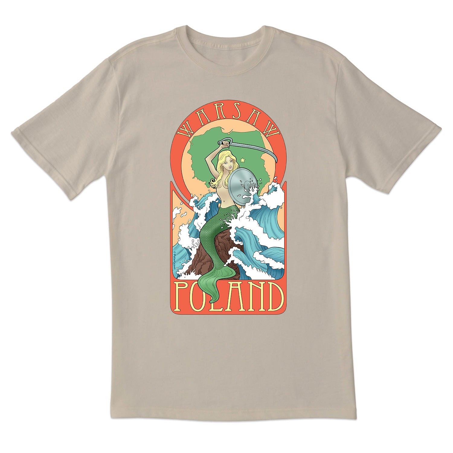 Warsaw Mermaid Short Sleeve Tshirt