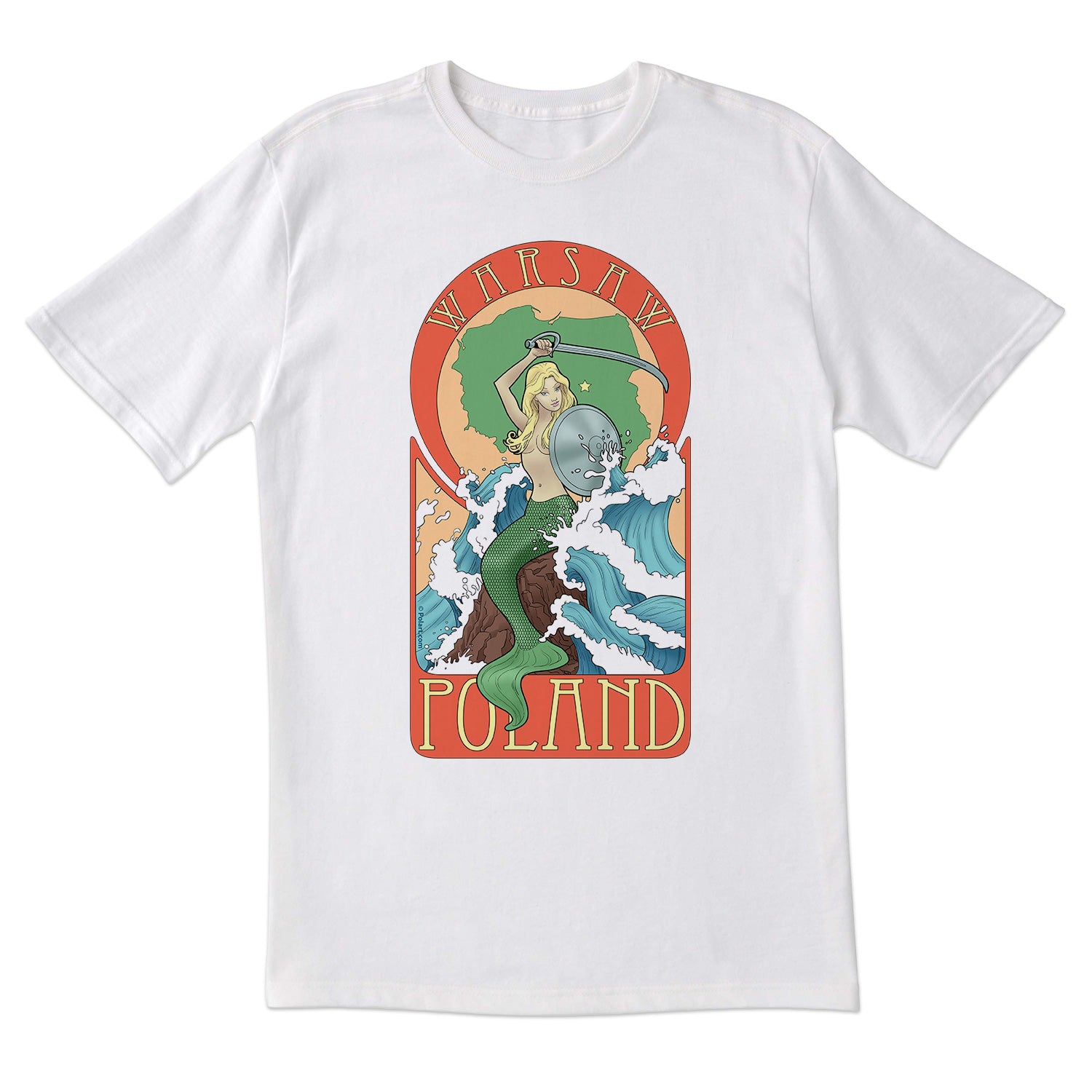 Warsaw Mermaid Short Sleeve Tshirt