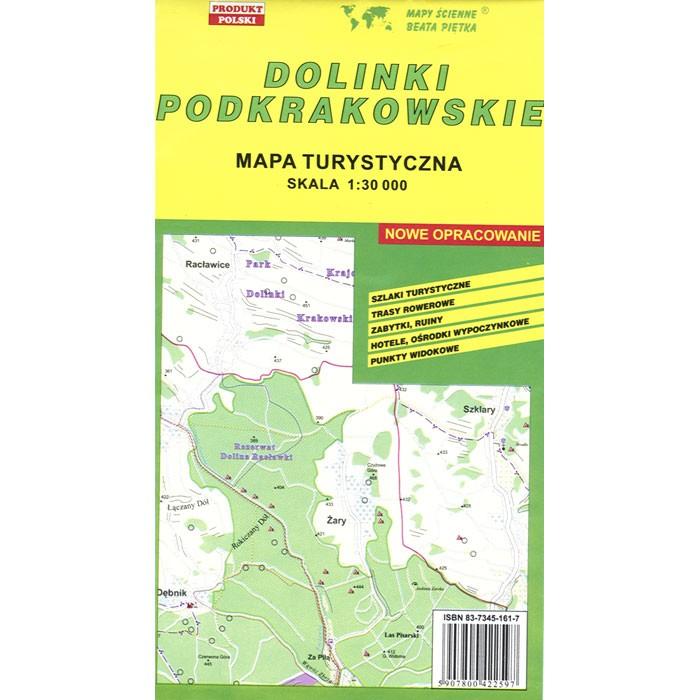 Krakow Valleys Landscape Park Map