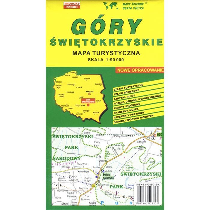 Swietokrzyskie Mountains Map