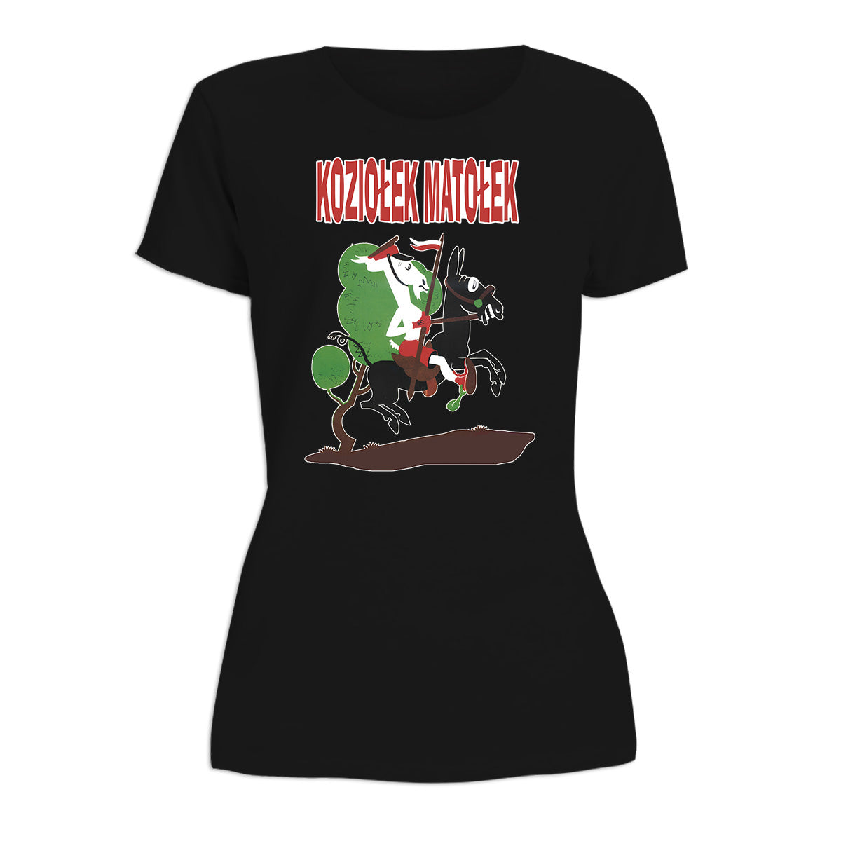 Koziolek Matolek Horseback Women's Short Sleeve Tshirt
