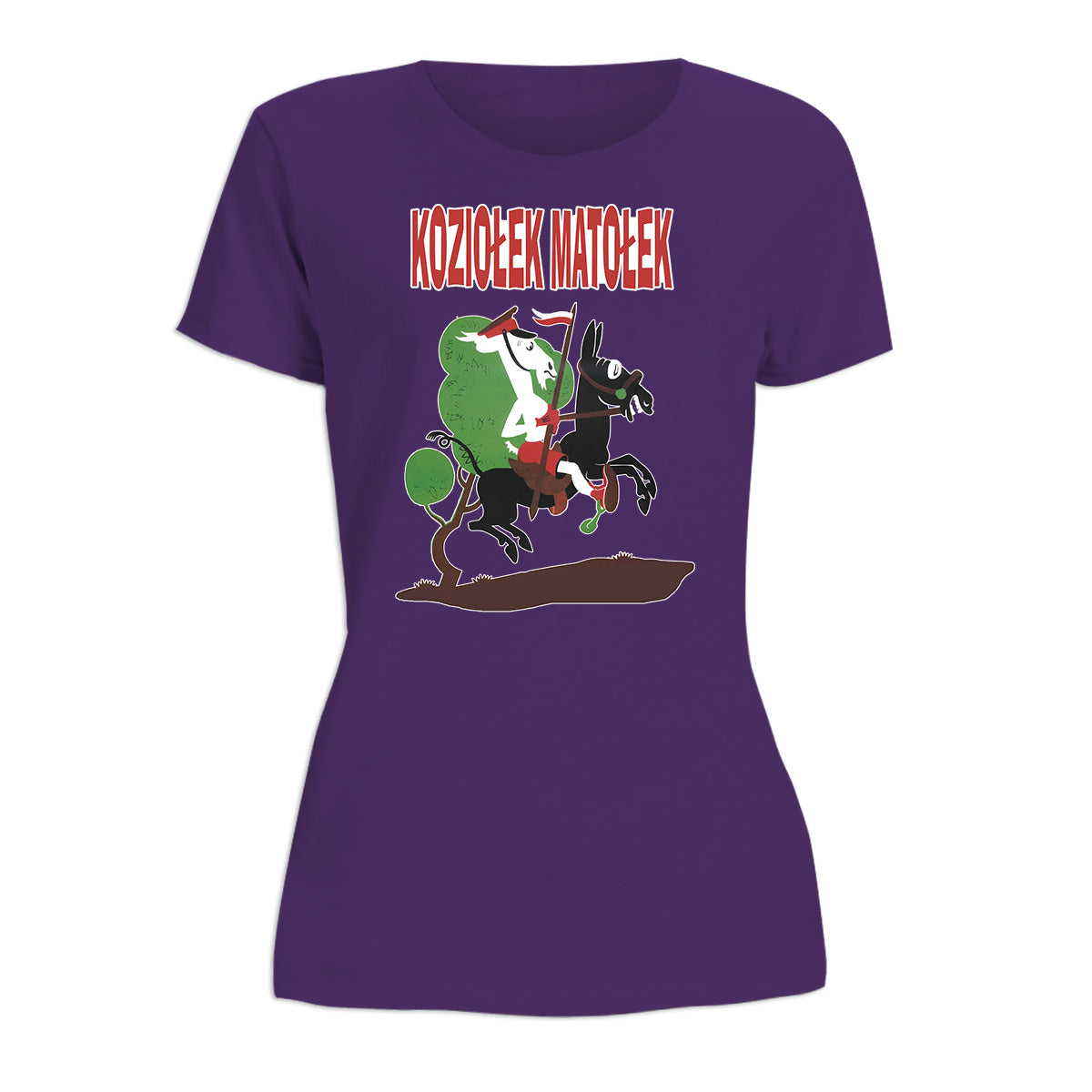 Koziolek Matolek Horseback Women's Short Sleeve Tshirt