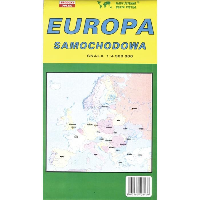 Road Map of Europe