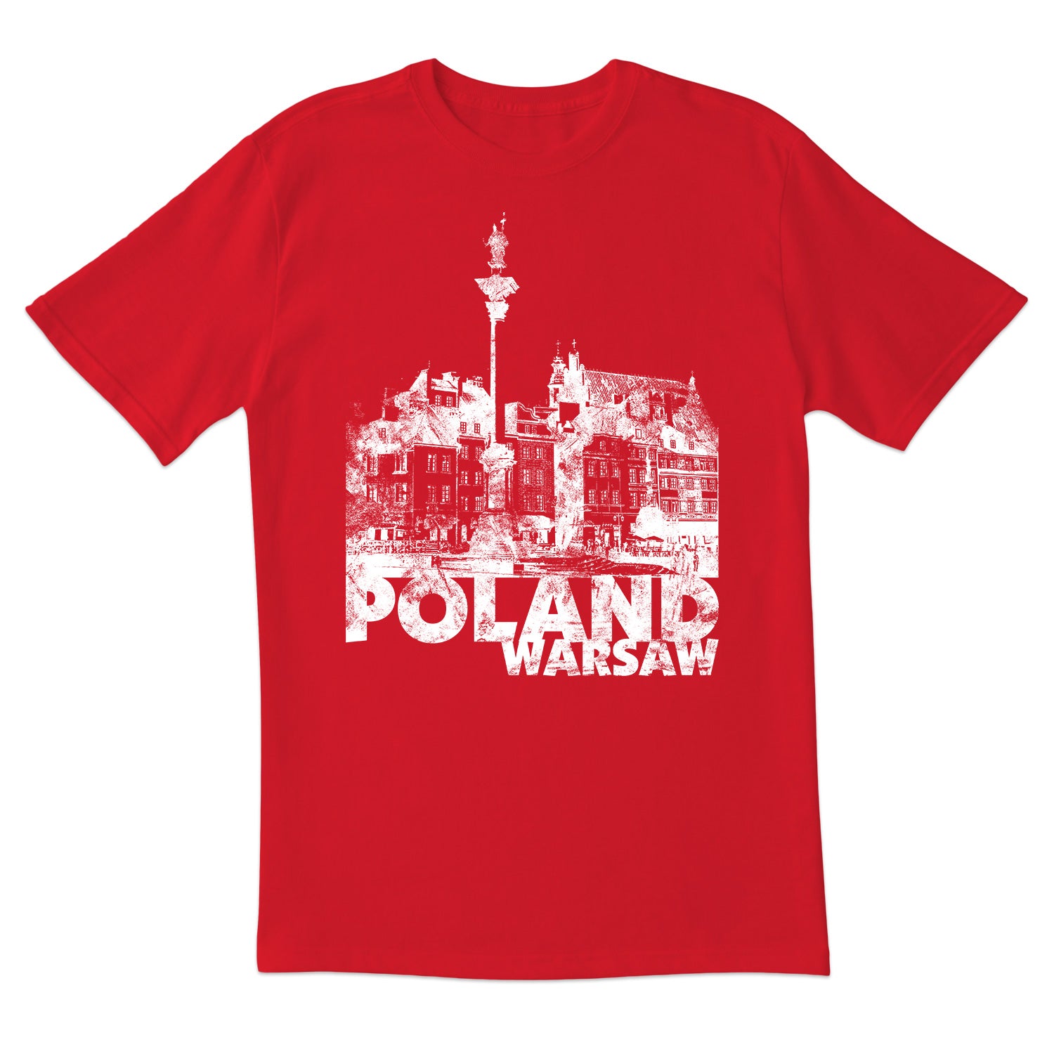 Warsaw Poland Short Sleeve Tshirt